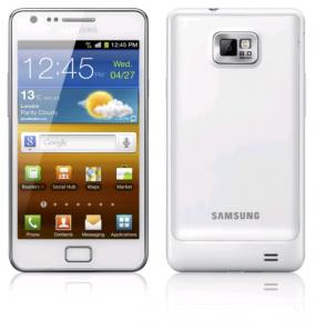 . Samsung i9100 Galaxy S II Ceramic White .